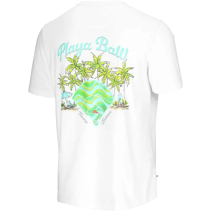 Men's Tommy Bahama  White San Francisco Giants Playa Ball T-Shirt