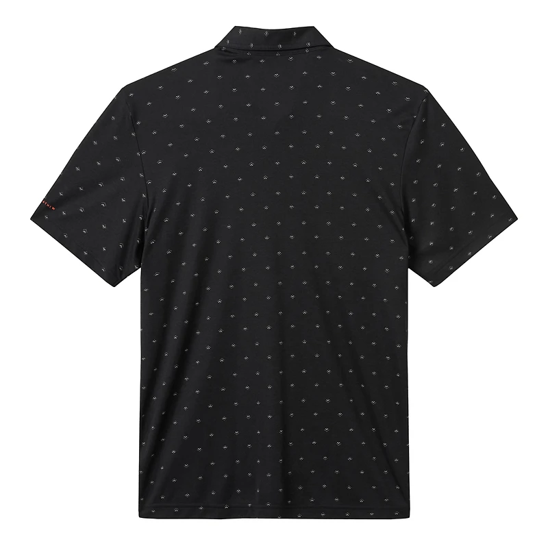 Men's TravisMathew  Black San Francisco Giants Crowd Roar Tri-Blend Polo