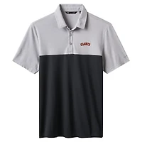 Polo tri-blend gris/noir TravisMathew pour homme, motif Home Run Leader des Giants de San Francisco