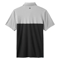Men's TravisMathew Gray/Black San Francisco Giants Home Run Leader Tri-Blend Polo