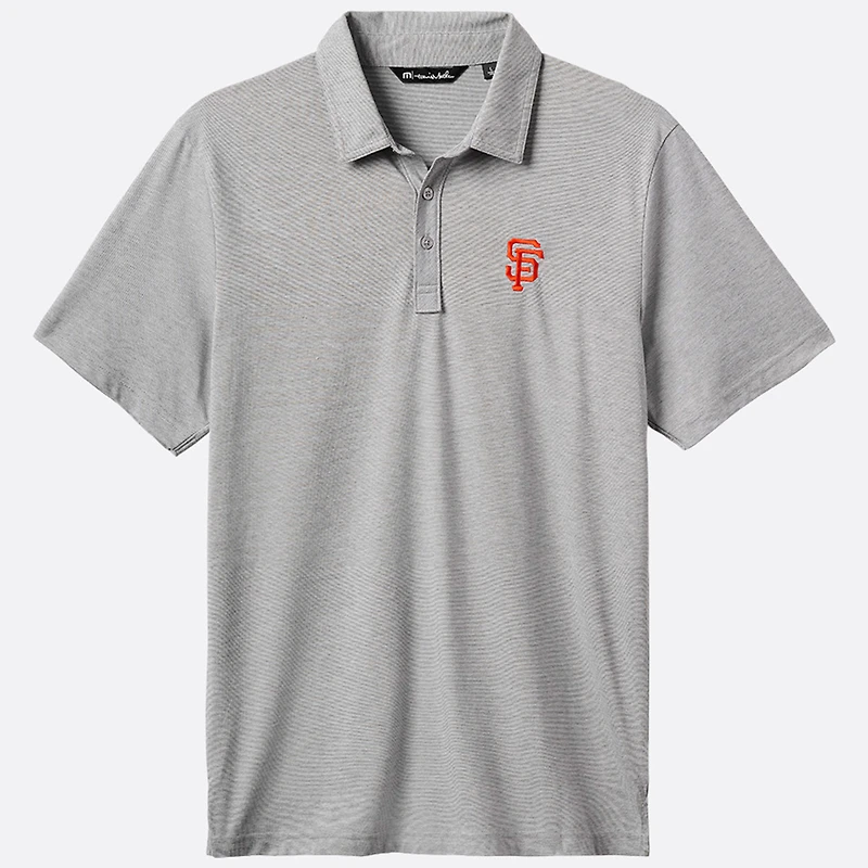 Polo TravisMathew gris San Francisco Giants The Zinna pour hommes