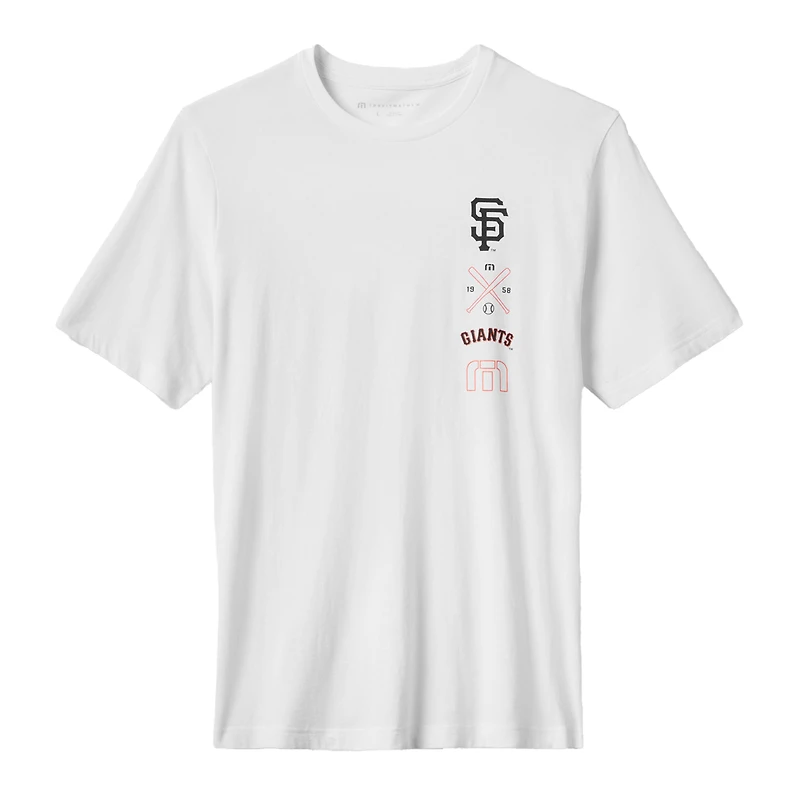 Men's TravisMathew White San Francisco Giants Sunset Slam 2.0 T-Shirt