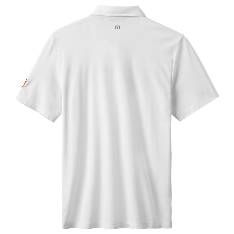 Polo tri-blend blanc Top Recruit des Giants de San Francisco pour homme TravisMathew