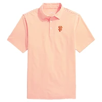 Polo à rayures Bradley Orange Vineyard Vines pour hommes des Giants de San Francisco