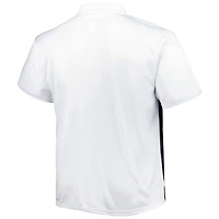 Polo sublimé San Francisco Giants Big & Tall blanc/noir pour homme