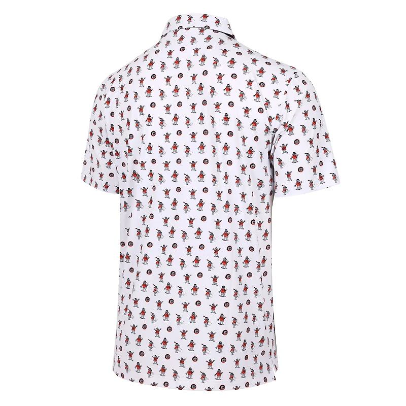 Polo Lou Seal blanc pour homme des Giants de San Francisco