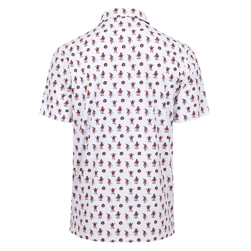 Men's White San Francisco Giants Lou Seal Polo