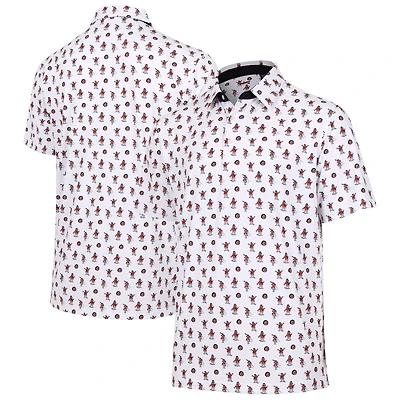 Polo Lou Seal blanc pour homme des Giants de San Francisco