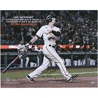 Photographie autographiée du Grand Chelem de 16" x 20" de Mike Yastrzemski des San Francisco Giants avec l'inscription "Slam Francisco" - Édition limitée à 21 exemplaires