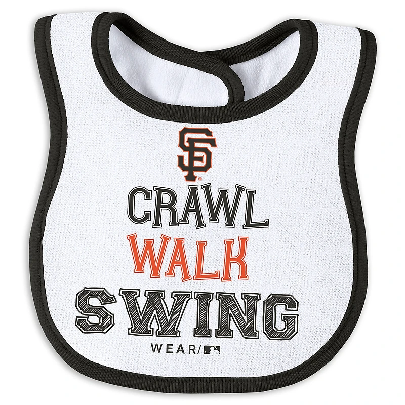 Ensemble de nuit et jeu pour nouveau-nés nourrissons par Erin Andrews San Francisco Giants