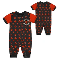 Newborn  Black San Francisco Giants Hard 90 Coveralls