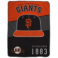 Pegasus San Francisco Giants 60” x 80” Hat Stripes Throw Blanket