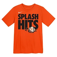 T-shirt Nike orange San Francisco Giants Hometown Local Collection pour enfants d'âge préscolaire
