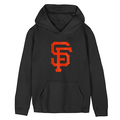 Preschool Outerstuff  Black San Francisco Giants Primary Logo Fleece Hoodie