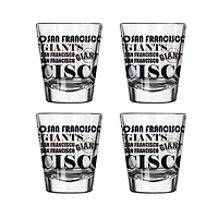 San Francisco Giants 4-Pack 2oz. Shot Glass Set