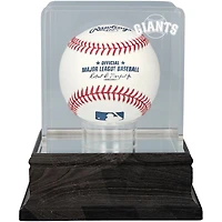 Vitrine pour balle de baseball San Francisco Giants, logo anthracite - Protection UV