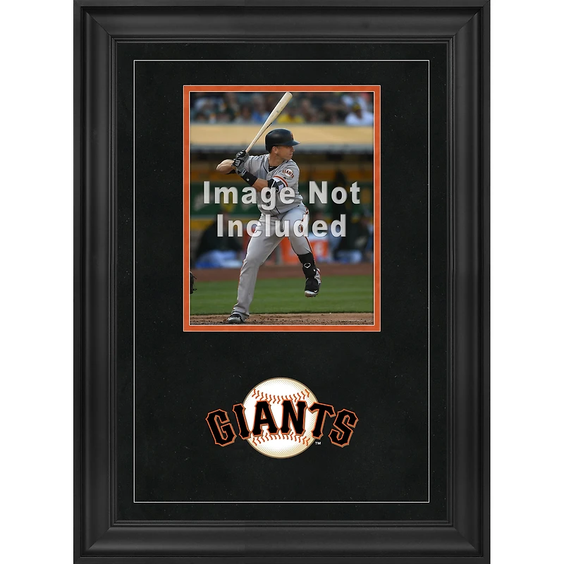 Cadre photo vertical de luxe 8" x 10" des Giants de San Francisco avec logo de l'équipe
