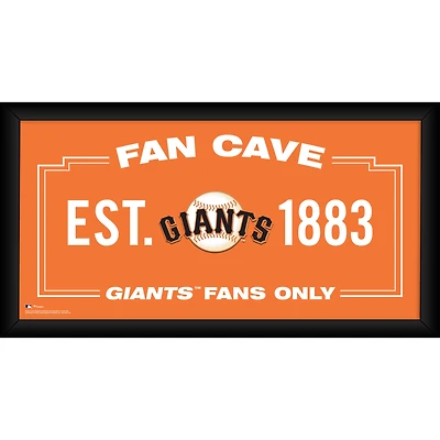 San Francisco Giants Framed 10" x 20" Fan Cave Collage