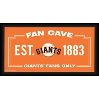San Francisco Giants Framed 10" x 20" Fan Cave Collage