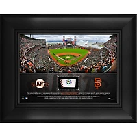 San Francisco Giants Framed 5" x 7" Stadium Collage with a Piece of Game-Used Baseball
