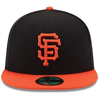San Francisco Giants New Era Authentic Collection On Field 59FIFTY - Chapeau structuré ajusté Noir / Orange