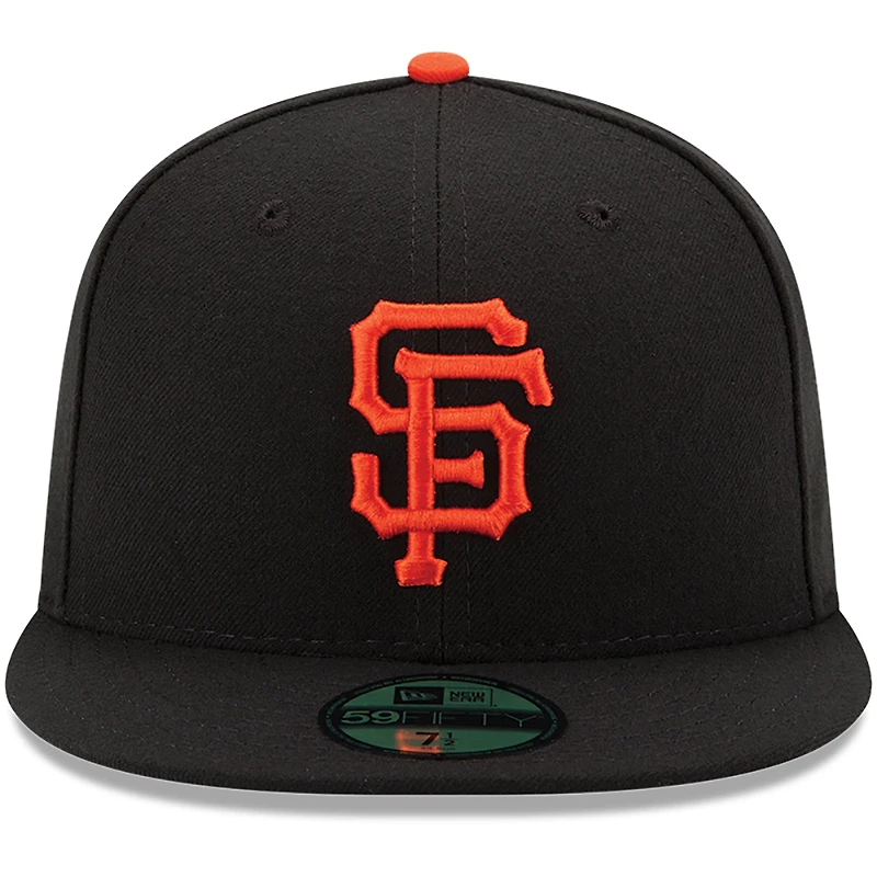San Francisco Giants New Era Youth Game Authentic Collection On-Field 59FIFTY - Casquette ajustée Noir