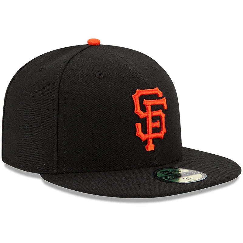 San Francisco Giants New Era Youth Game Authentic Collection On-Field 59FIFTY - Casquette ajustée Noir