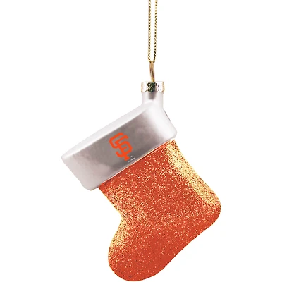 San Francisco Giants Stocking Blown Glass Ornament