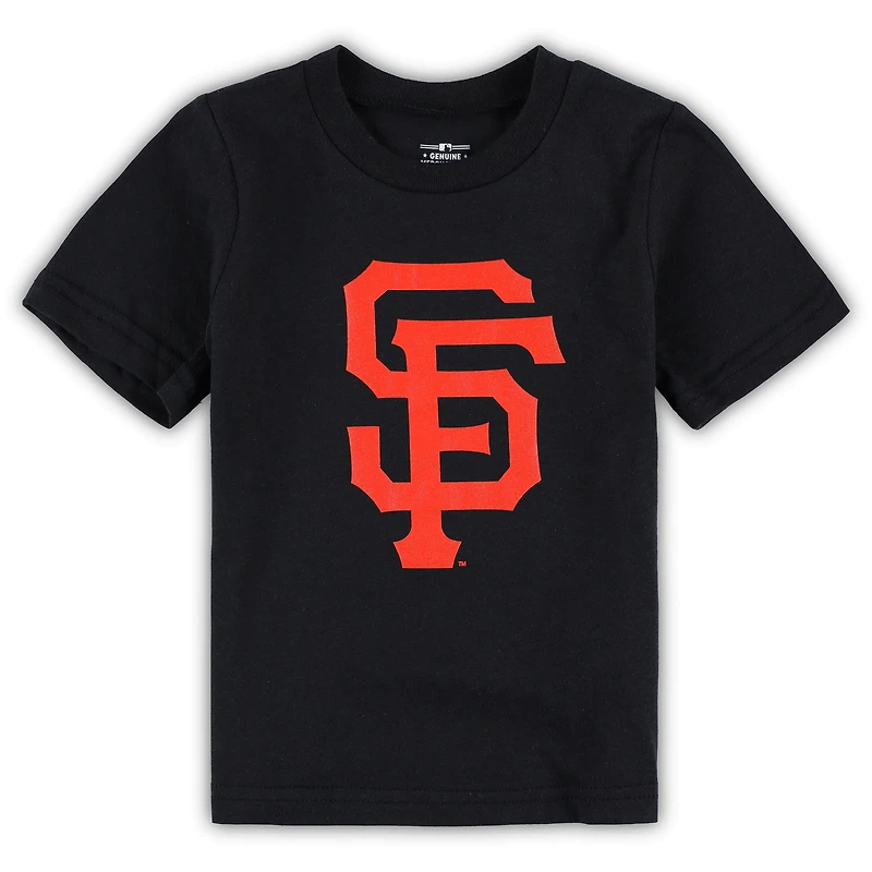 T-shirt noir à logo principal de l'équipe des Giants San Francisco pour tout-petit
