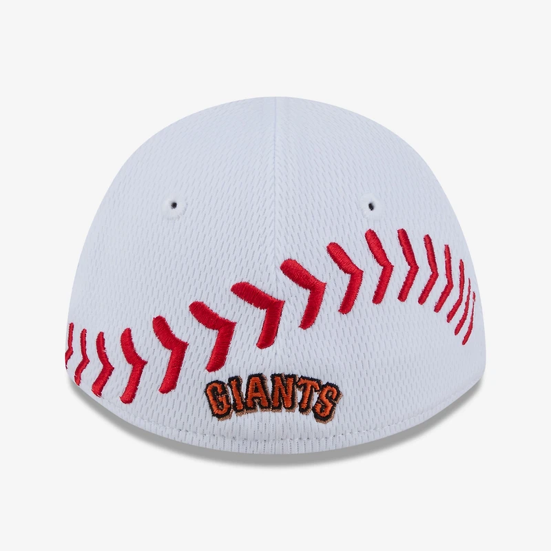 Toddler New Era White San Francisco Giants Baseball 39THIRTY M-Crown Adjustable Hat