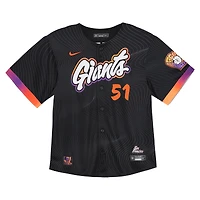 Maillot Nike Jung Hoo Lee pour enfant, édition limitée, anthracite, City Connect 2025, Giants de San Francisco
