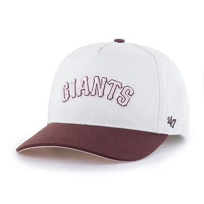 Unisex '47 Stone/Burgundy San Francisco Giants Love Letter Adjustable Hitch Hat