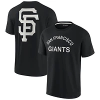 T-shirt unisexe à manches courtes super doux Fanatics Black San Francisco Giants Elements