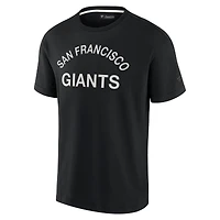 T-shirt unisexe à manches courtes super doux Fanatics Black San Francisco Giants Elements