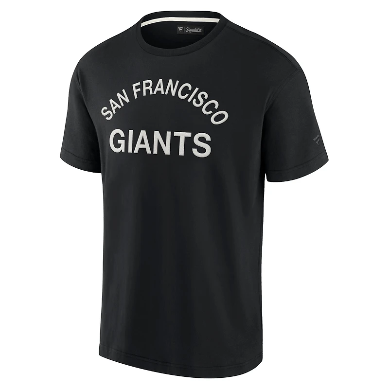 T-shirt unisexe à manches courtes super doux Fanatics Black San Francisco Giants Elements