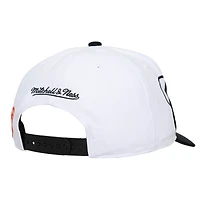 Unisex Mitchell & Ness White/Black San Francisco Giants XL Script Pro Crown Adjustable Hat
