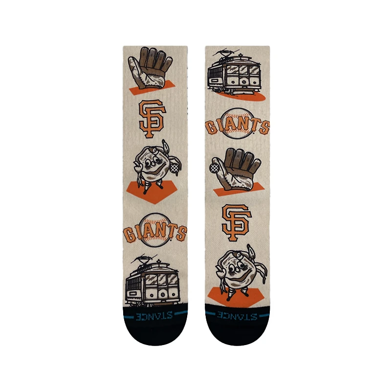 Chaussettes unisexes orange Stance San Francisco Giants Local Crew