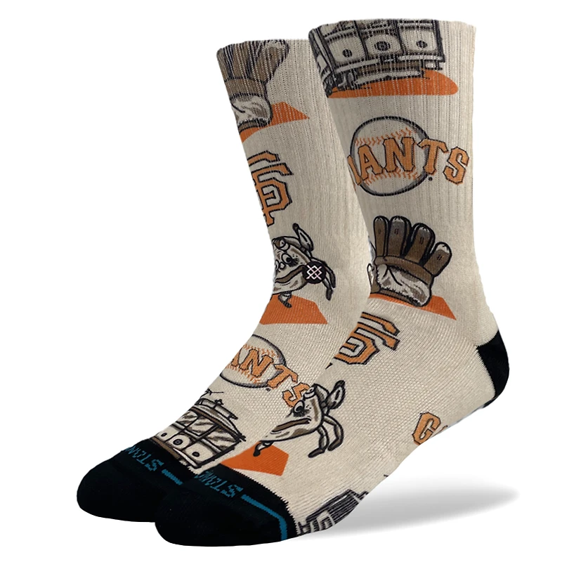 Chaussettes unisexes orange Stance San Francisco Giants Local Crew