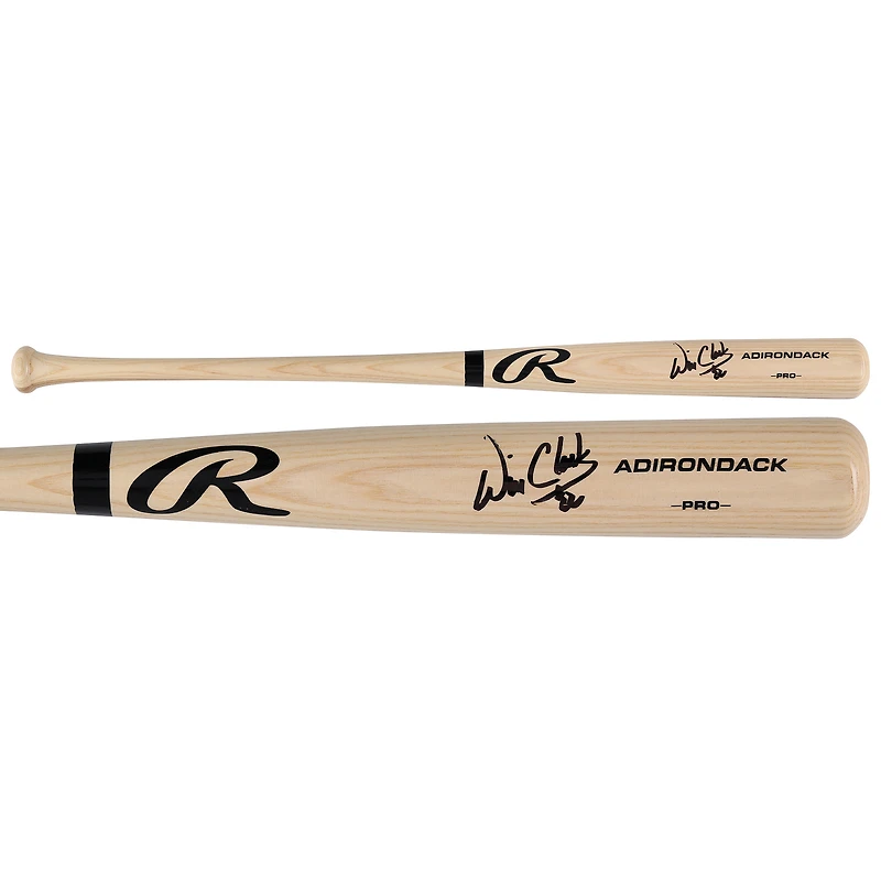 Bâton Rawlings Pro blond autographié par Will Clark, des Giants de San Francisco
