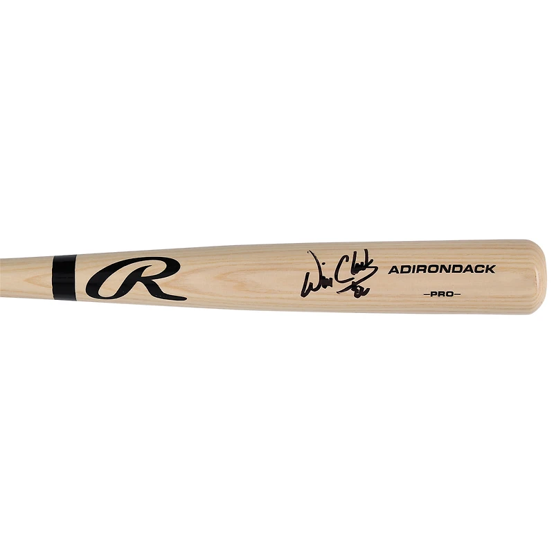 Bâton Rawlings Pro blond autographié par Will Clark, des Giants de San Francisco