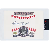 Carte autographiée Willie Mays des Giants de San Francisco 2001 Upper Deck Sweet Spot #S-WM