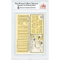 Willie McCovey San Francisco Giants 1963 Topps #490 BVG Authenticated 6 Card