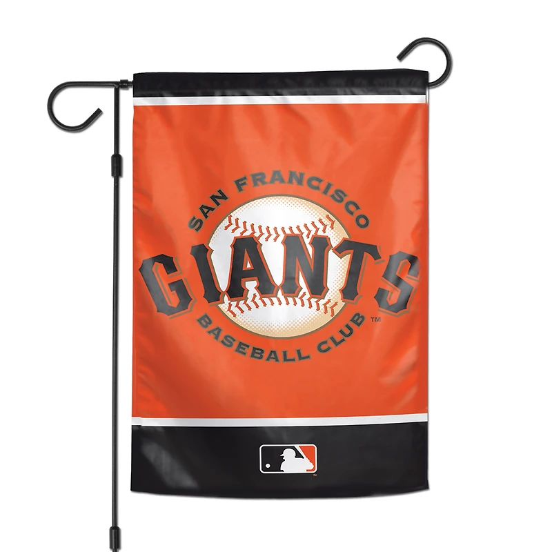 Drapeau de jardin double face WinCraft San Francisco Giants 12" x 18"
