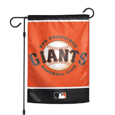 Drapeau de jardin double face WinCraft San Francisco Giants 12" x 18"
