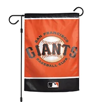 Drapeau de jardin double face WinCraft San Francisco Giants 12" x 18"