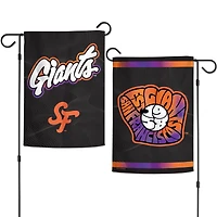 Drapeau de jardin double face WinCraft San Francisco Giants 2025 City Connect 12" x 18"