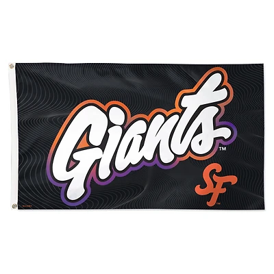 Drapeau de luxe simple face WinCraft San Francisco Giants 2025 City Connect 3' x 5'