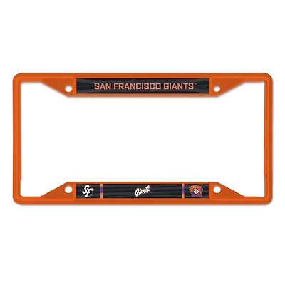 Cadre de plaque d'immatriculation en métal découpé au laser WinCraft San Francisco Giants 2025 City Connect