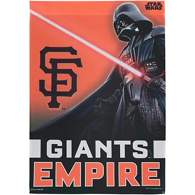 WinCraft San Francisco Giants 71,1 x 101,6 cm Bannière de maison unilatérale Star Wars Empire