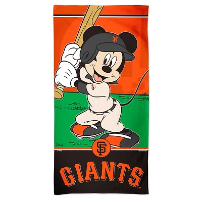 Serviette de plage WinCraft San Francisco Giants 30'' x 60'' Disney Spectra